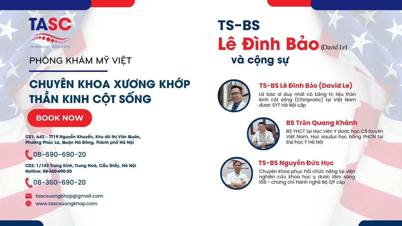 Phòng khám xương khớp bác sĩ Mỹ